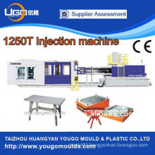 1250T CE/ISO cerficicated large injection plastic moulding machine manufacturer in China